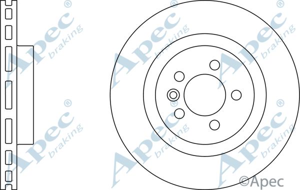 APEC BRAKING Тормозной диск DSK2954